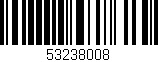 Código de barras (EAN, GTIN, SKU, ISBN): '53238008'