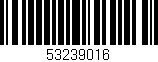 Código de barras (EAN, GTIN, SKU, ISBN): '53239016'