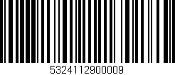 Código de barras (EAN, GTIN, SKU, ISBN): '5324112900009'