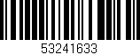 Código de barras (EAN, GTIN, SKU, ISBN): '53241633'