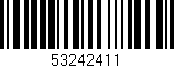Código de barras (EAN, GTIN, SKU, ISBN): '53242411'
