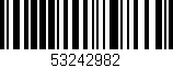 Código de barras (EAN, GTIN, SKU, ISBN): '53242982'