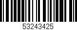 Código de barras (EAN, GTIN, SKU, ISBN): '53243425'