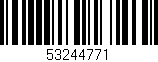 Código de barras (EAN, GTIN, SKU, ISBN): '53244771'