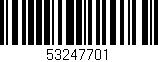 Código de barras (EAN, GTIN, SKU, ISBN): '53247701'