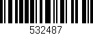 Código de barras (EAN, GTIN, SKU, ISBN): '532487'