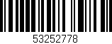 Código de barras (EAN, GTIN, SKU, ISBN): '53252778'