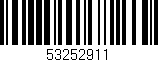 Código de barras (EAN, GTIN, SKU, ISBN): '53252911'