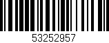 Código de barras (EAN, GTIN, SKU, ISBN): '53252957'