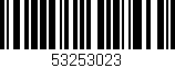 Código de barras (EAN, GTIN, SKU, ISBN): '53253023'