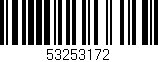 Código de barras (EAN, GTIN, SKU, ISBN): '53253172'