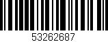Código de barras (EAN, GTIN, SKU, ISBN): '53262687'