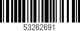Código de barras (EAN, GTIN, SKU, ISBN): '53262691'