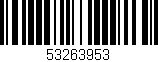 Código de barras (EAN, GTIN, SKU, ISBN): '53263953'