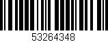 Código de barras (EAN, GTIN, SKU, ISBN): '53264348'