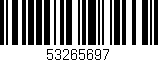 Código de barras (EAN, GTIN, SKU, ISBN): '53265697'
