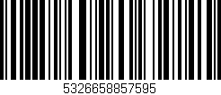 Código de barras (EAN, GTIN, SKU, ISBN): '5326658857595'
