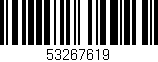 Código de barras (EAN, GTIN, SKU, ISBN): '53267619'