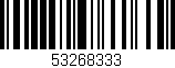 Código de barras (EAN, GTIN, SKU, ISBN): '53268333'