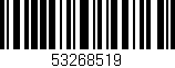 Código de barras (EAN, GTIN, SKU, ISBN): '53268519'