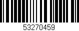 Código de barras (EAN, GTIN, SKU, ISBN): '53270459'
