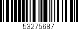 Código de barras (EAN, GTIN, SKU, ISBN): '53275687'