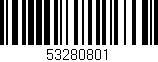 Código de barras (EAN, GTIN, SKU, ISBN): '53280801'