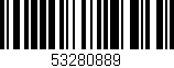 Código de barras (EAN, GTIN, SKU, ISBN): '53280889'