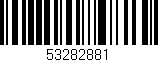 Código de barras (EAN, GTIN, SKU, ISBN): '53282881'