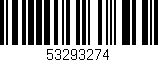 Código de barras (EAN, GTIN, SKU, ISBN): '53293274'