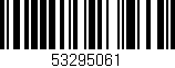 Código de barras (EAN, GTIN, SKU, ISBN): '53295061'