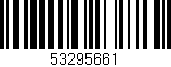 Código de barras (EAN, GTIN, SKU, ISBN): '53295661'
