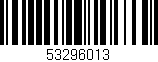 Código de barras (EAN, GTIN, SKU, ISBN): '53296013'