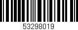 Código de barras (EAN, GTIN, SKU, ISBN): '53298019'
