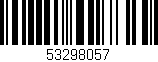 Código de barras (EAN, GTIN, SKU, ISBN): '53298057'