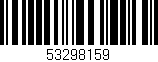 Código de barras (EAN, GTIN, SKU, ISBN): '53298159'