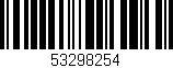 Código de barras (EAN, GTIN, SKU, ISBN): '53298254'