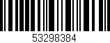 Código de barras (EAN, GTIN, SKU, ISBN): '53298384'