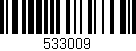 Código de barras (EAN, GTIN, SKU, ISBN): '533009'