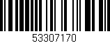 Código de barras (EAN, GTIN, SKU, ISBN): '53307170'