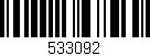 Código de barras (EAN, GTIN, SKU, ISBN): '533092'