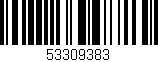 Código de barras (EAN, GTIN, SKU, ISBN): '53309383'
