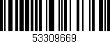 Código de barras (EAN, GTIN, SKU, ISBN): '53309669'