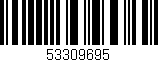 Código de barras (EAN, GTIN, SKU, ISBN): '53309695'