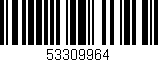 Código de barras (EAN, GTIN, SKU, ISBN): '53309964'