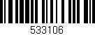 Código de barras (EAN, GTIN, SKU, ISBN): '533106'