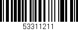 Código de barras (EAN, GTIN, SKU, ISBN): '53311211'