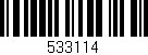 Código de barras (EAN, GTIN, SKU, ISBN): '533114'
