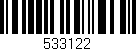 Código de barras (EAN, GTIN, SKU, ISBN): '533122'