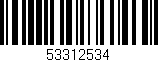 Código de barras (EAN, GTIN, SKU, ISBN): '53312534'